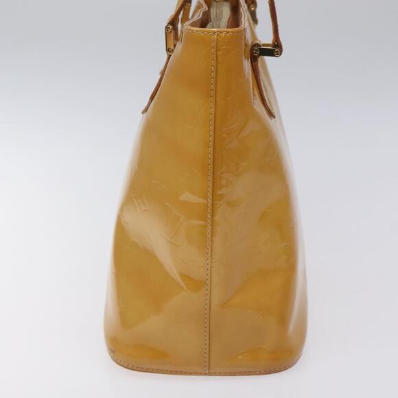 LOUIS VUITTON Monogram Vernis Houston Hand Bag Beige M91004 - Picture 5 of 13